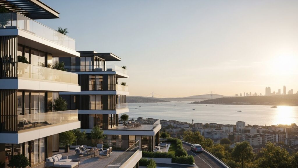 stanbul Boğazı’na karşı konumlanan Asist Yeniköy evlerinin sunduğu ayrıcalıklı yaşam alanları.