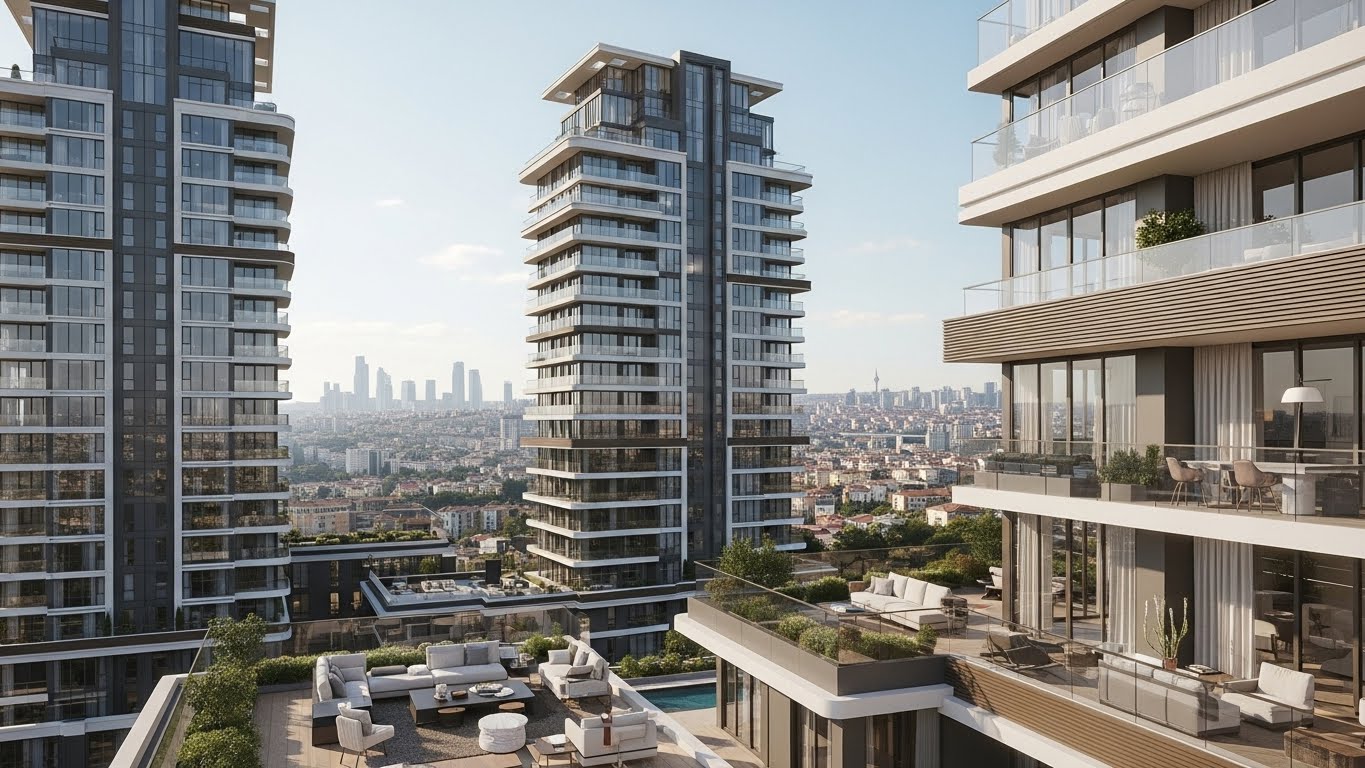 İstanbul Lüks Residence | Asist Yeniköy portföyünde yer alan, şehir manzaralı lüks residence yaşam alanı.