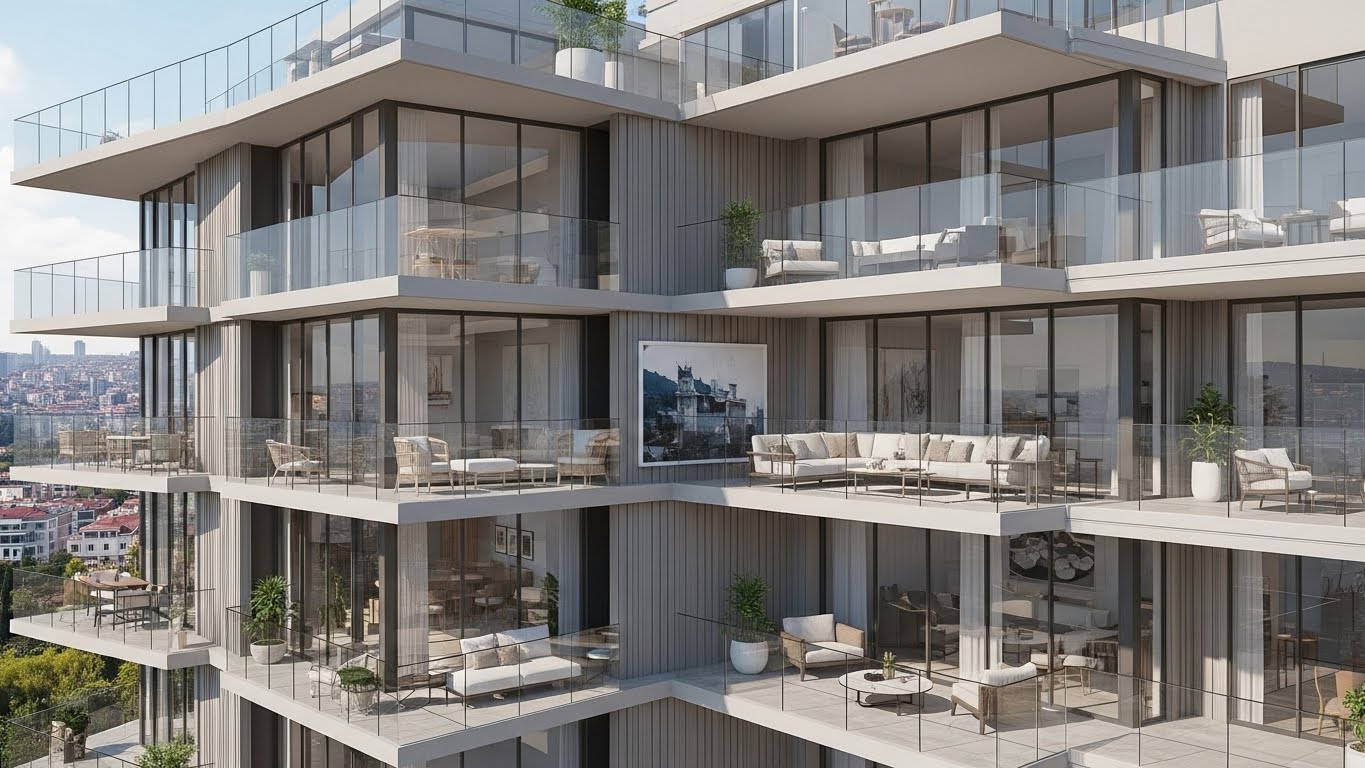 İstanbul Lüks Satılık Daire | Asist Yeniköy kapsamında yer alan, premium yaşam standartlarına sahip satılık daire.