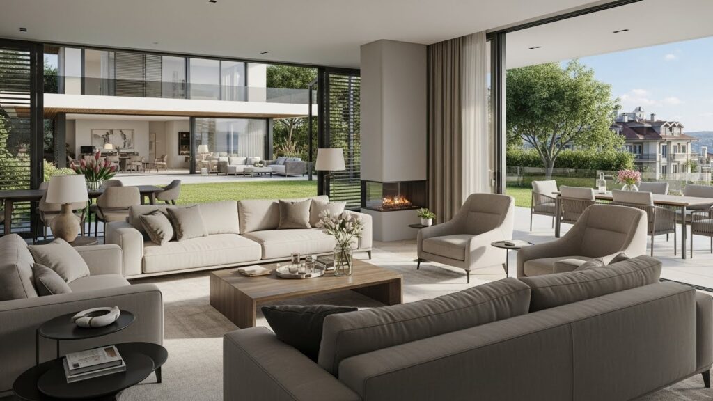 Yeniköy Eşyalı Kiralık Villa | Asist Yeniköy kapsamında sunulan, bahçeli ve tam eşyalı kiralık villa.