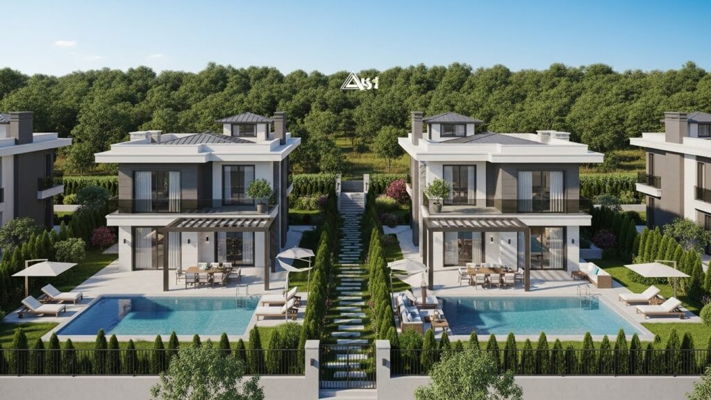 Zekeriyaköy Lüks Satılık Villa | Asist Yeniköy portföyünde yer alan, doğayla iç içe konumlanan lüks villa.